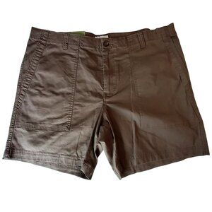 Goodfellow Mens Utility Cargo Shorts 7 Inseam Stretch Cotton Blend Relaxed Fit L